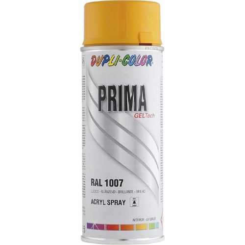 Peinture Prima Ral 1007 Jaune Chrome Brillant 400ml Dupli Color