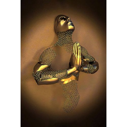 Peinture Sur Toile Hd,Srie De Sculptures Romantiques De Luxe En Mtal Dor,Images Murales Imprimes,Dcoration De La Maison