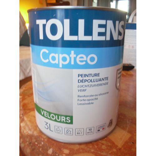 Peinture Tollens Capteo 3l Velours Rose Th