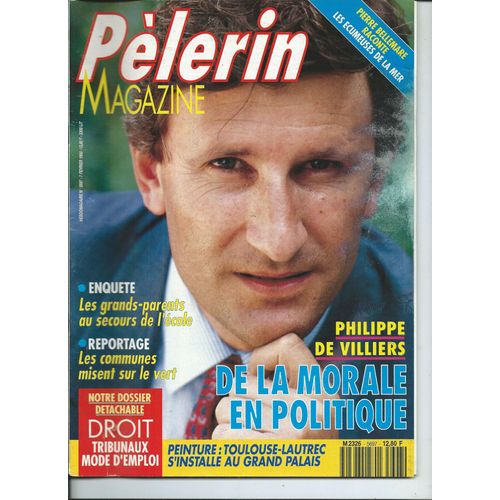 Plerin 07/02/1992 De Villiers, Les Hommes Ours De Moldavie, Pfeiffer, Al Pacino, J-P Pernaut, J-P Foucault, Anne Sinclair, Bruno Masure, Marcel Amont, Eddy Mitchell, Jean Marais, Mireille Mathieu