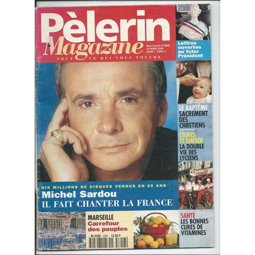 Plerin 10/03/1995 Sardou, Cabrel, Elodie Lussac, Bernard Tapie, Olivier Sitruck & Marie Gillain, Michel Piccoli, Nelson Mandela, Michle Morgan, Deneuve, Gilles Arthur, Luis Mariano, Mathilda May