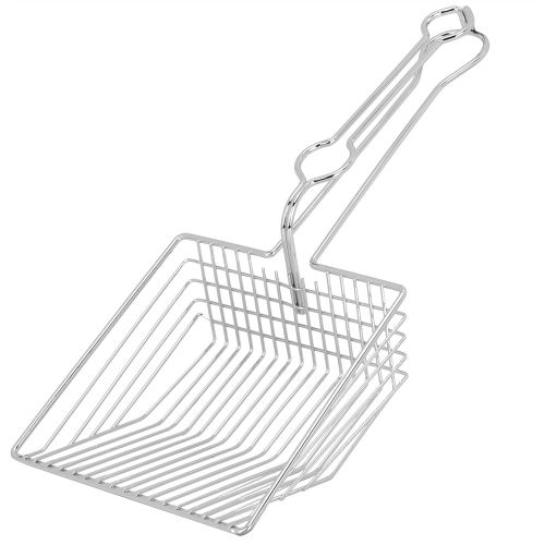 Pelle  LitiRe En MTal Pour Chat, Outil De Nettoyage De Crottes Et De Sable Pour Animaux De Compagnie, Design Creux