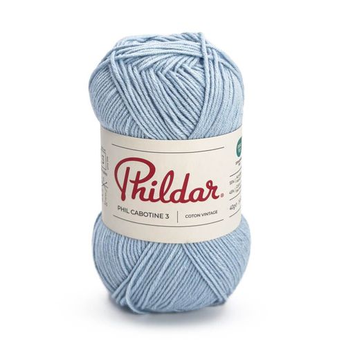 Pelote De Coton Phildar - Phil Cabotine 3 - 40g : Douceur Et Lgret Au Rendez-Vous ! Ciel