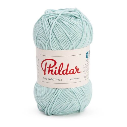 Pelote De Coton Phildar - Phil Cabotine 3 - 40g : Douceur Et Lgret Au Rendez-Vous ! Jade