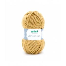 Pelote de laine à tricoter ALASKA - 100gr - Gründl Jaune (10)
