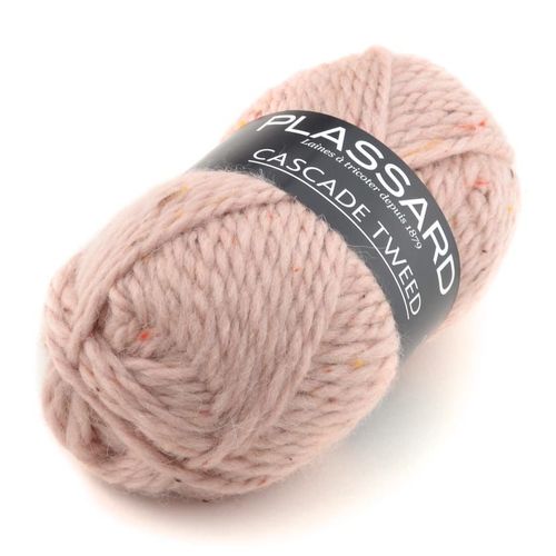 Pelote De Laine Cascade Tweed 30 Rose Pale Tweed