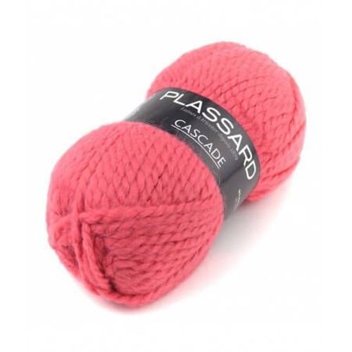 Pelote De Laine Et Alpaga  Tricoter Cascade - 100gr - Plassard 15 Rose