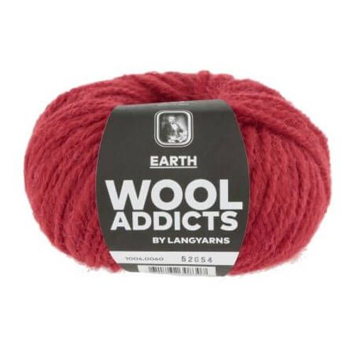 Pelote De Laine Et Alpaga  Tricoter Earth - Wool Addicts 0060 Rouge