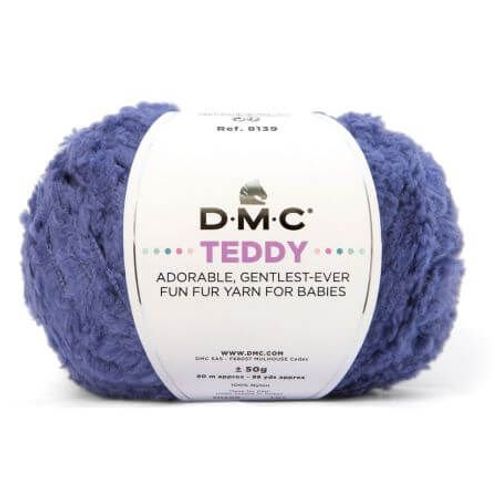 Pelote De Laine Layette Teddy - Dmc 316 Bleu
