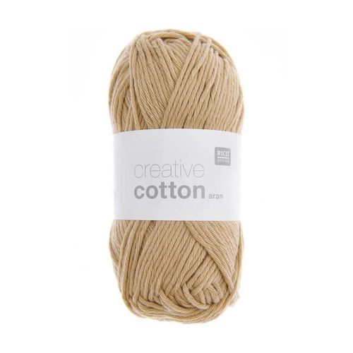 Pelotes De Fil  Tricoter Creative Cotton Aran De Rico Design - Laissez Libre Cours  Votre Crativit Avec Douceur Et Style ! 84 Camel Marron