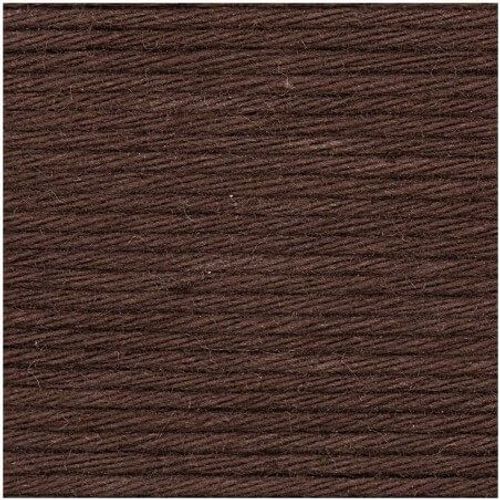Pelotes De Fil  Tricoter Creative Cotton Aran De Rico Design - Laissez Libre Cours  Votre Crativit Avec Douceur Et Style ! 58 Marron