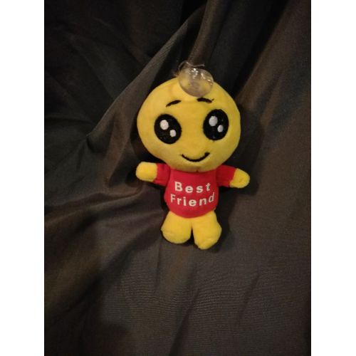 Peluche Best Friend Jaune Rouge Bonhomme Ventouse