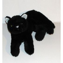 Peluche chat noir 32 cm  Peluches et doudous en ligne sur