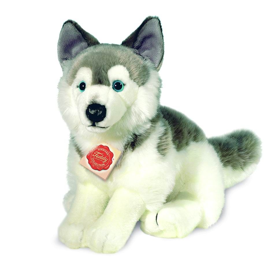 Peluche Chien Loup Husky 29 Cm Hermann Teddy Rakuten