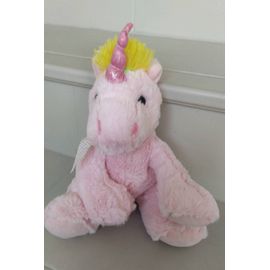 Peluche doudou licorne rose max sax carrefour Rakuten