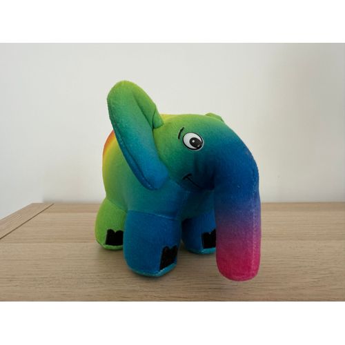 Peluche ElePHPant (lphant PHP) PHPDiversity Arc-en-ciel
