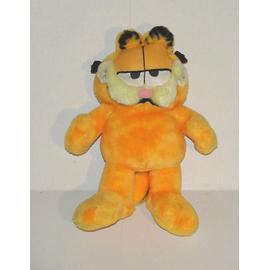 peluche garfield play by play - doudou chat 29 cm