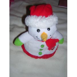 Peluche bonhomme de neige 24 cm