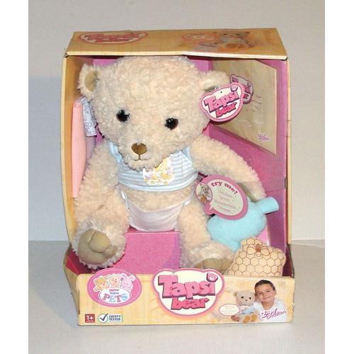 Peluche Tapsi Bear Ours Assis Interactif Doudou Ourson Bb Sonore Magnetic New Born Pets
