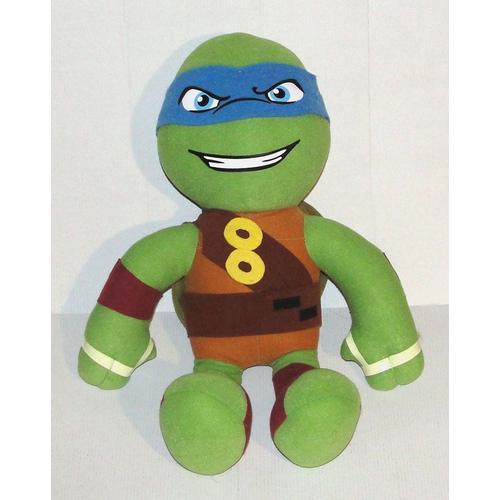 Peluche Tortue Ninja Leonardo Bandeau Bleu 2014 Viacom Play By Play Teenage Mutant Tmnt 45 Cm