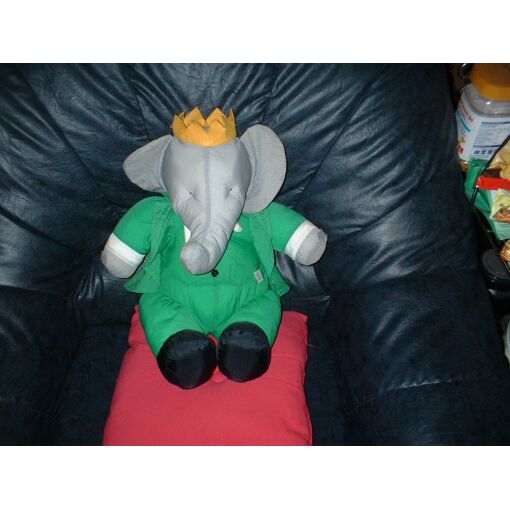 peluche-vintage-babar-peluche-rakuten