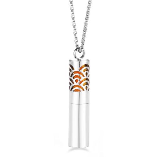 Pendentif Aromathrapie Pour Maman, Huile Essentielle, Mdaillon Souvenir, Stockage De Parfum, Diffuseur, Collier En Mtal 316l, Bijoux En Acier Inoxydable