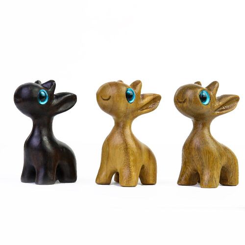 Pendentif Attrape-Rves En Bois De Santal, Breloque En bne Deerlet, Fauve Artisanat, Poupe De Bureau, Bricolage, Porte-Cls, Collier Suspendu, Accessoire De Bijoux