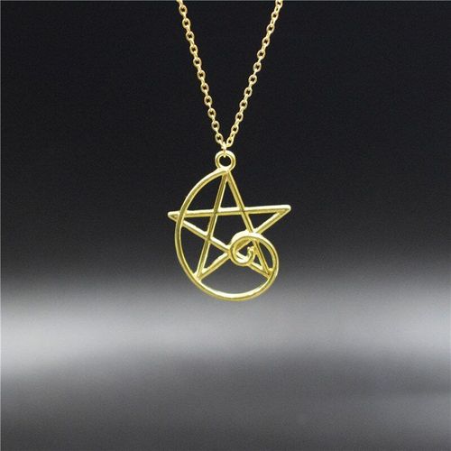 Pendentif Couleur Argent Dor, Bijoux De Squence Fibonacci, Pendentif Science Simple, Mathmatiques Portables