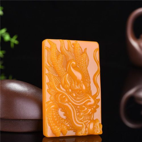 Pendentif Dragon Chinois En Jade Jaune, Collier De Perles, Bijoux  La Mode, Accessoires Sculpts  La Main, Amulette Pour Homme, Cadeaux