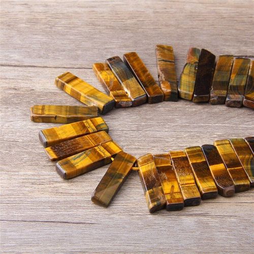Pendentif En Il De Tigre Jaune, Perles En Pierre Naturelle, Perles En Pierre Prcieuse Pour La Fabrication De Bijoux, Bricolage