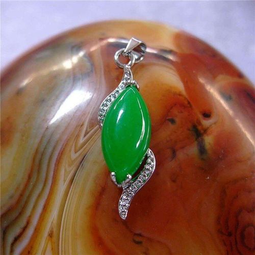 Pendentif En Jade Naturel Chinois Sculpt  La Main En Forme De Goutte, Bijoux  La Mode Pour Femmes, Collier Envoy  Sa Mre Et Sa Petite Amie