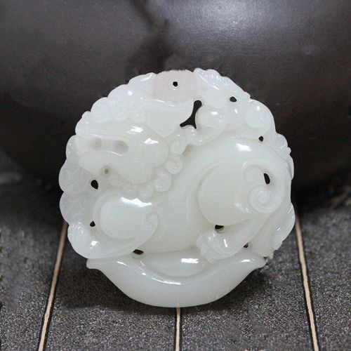 Pendentif En Jade Vert Chinois Pi Xiu, Bijoux Fins, Breloques De Scurit, Porte-Bonheur, Exorcisse, Mauvais Esprits De Bon Augure