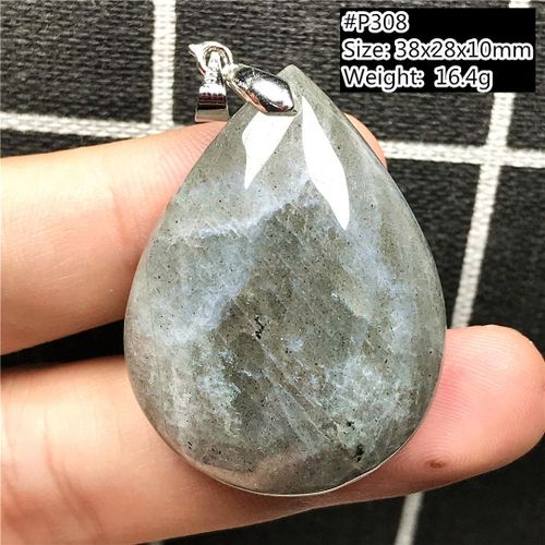 Pendentif En Pierre De Lune En Forme De Goutte D'eau Pour Homme Et Femme, Bijou En Cristal De Labradorite, Perles En Forme De Goutte D'eau, Pierre Prcieuse Reiki, Aaaaa