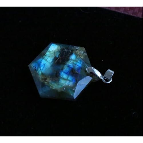 Pendentif En Pierre De Lune Naturelle A ++, Quartz, Labradorite, Grand Satellite, Pendentif De Bijoux  La Mode Pour Hommes Avec Corde