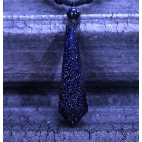 Pendentif Gomtrique En Jade Naturel, Collier En Grs Bleu, Breloque  La Mode, Bijoux Amulette Sculpte, Cadeaux Pour Femmes Et Hommes