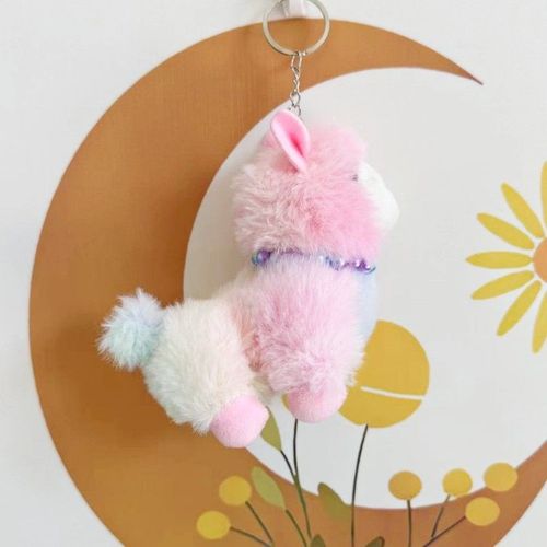 Pendentif Mignon De Licorne En Peluche Petit Cheval Jouet En Tissu De Petite Taille Pour Sac  Dos Pendentif De Cl En Gros Spculation De 12 Centimtres Couleur Alpaga
