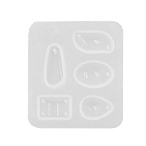 Pendentif Ovale En Rsine Pour Bijoux, Forme Carre, Forme De Goutte D'eau, Diy