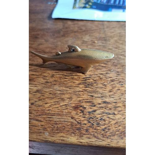 Pendentif Requin Or Jaune 14k,0.2g
