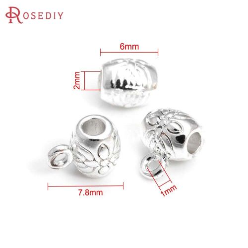 Pendentifs En Laiton De Couleur Or 18k, Avec Trou De Suspension, En Forme De Tonneau De C?ur, Connecteur De Bijoux, Fournitures De Fabrication D'accessoires