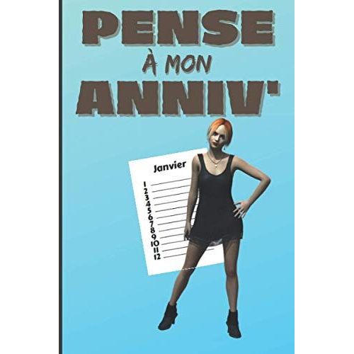 Pense  Mon Anniv': Agenda Des Anniversaires | Un Calendrier Annuel Perptuel | Utile Et Pratique Pour Noter Et Ne Plus Oublier Les Ftes Et Les Dates Importantes | Petit Format 6 X 9 Pouces (15.26 Cm   de Zedupi, ditions  Format Broch 