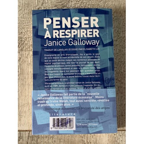 Penser  Respirer   de Galloway Janice  Format Poche 