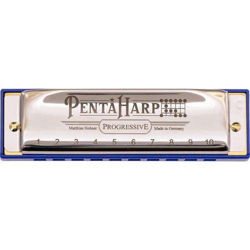 Pentaharp Harmonica Enmimineur En Acier Inoxydable(M21bx-Em)