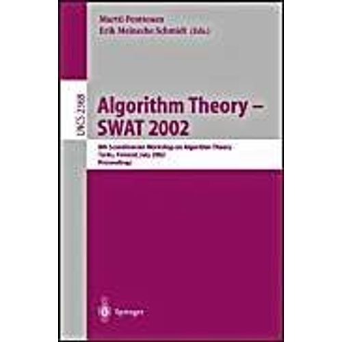 Algorithm Theory - Swat 2002   de Collectif  Format Broch 