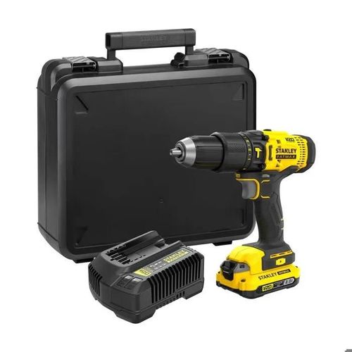Perceuse  Percussion Sans Fil Stanley Fatmax Sfmcd711d22-Qw Gamme V20 18v - 2x2ah