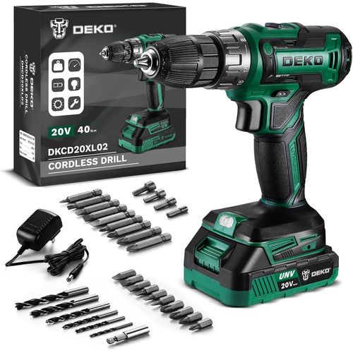 Perceuse lectrique Sans Fil : Perceuse Sans Fil Vert 20 V Pour Femmes Perceuses Sans Fil Avec Batterie Et Chargeur,Kit De Perceuse-Visseuse 20 V