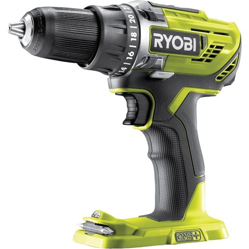 Perceuse-Visseuse 18v One+ - 50nm, 500-1800 Tr/Min, 2 Vitesses - Mandrin 13mm, Led, Poigne Gripzone, Inverseur Rotation, Porte-Embouts - Sans Batterie Lithium+ Ni Chargeur - R18 - Jack Daniels