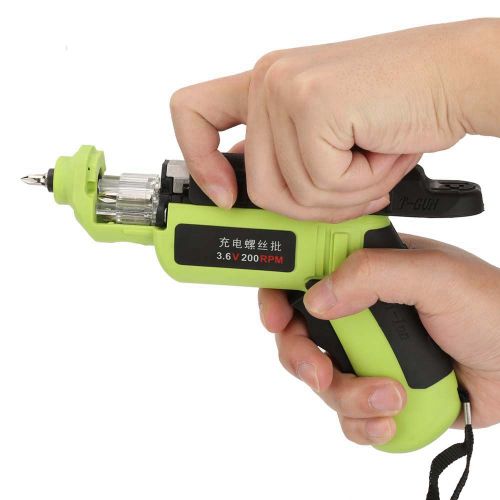 Perceuse-Visseuse Rechargeable Au Lithium 3,6 V, Pistolet De Charge Par Lots Avec Led Et Cable Usb
