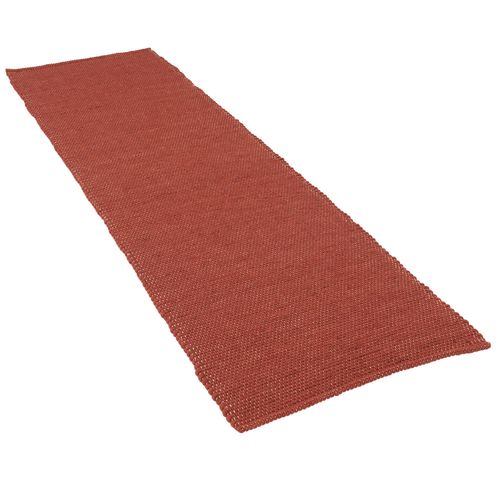 Pergamon Tapis Naturel Coureur De Laine Yukon Vin Rouge 70x130 Cm