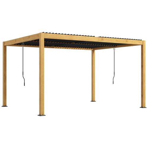 Pergola 3 X 4 M Bioclimatique Style Contemporain Alu