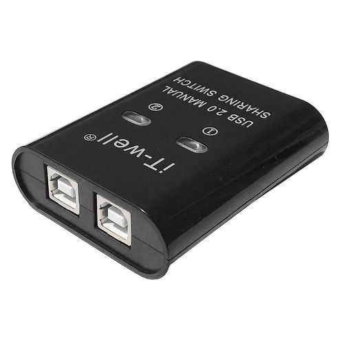 Priphrique de partage dimprimante USB, Priphrique de partage dimprimante 2 en 1 sortie, Splitte de commutation Kvm manuel  2 ports